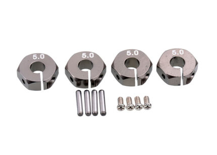 12mm Hex Wheel (4) Hub 5mm Thick for 1/10 Traxxas, Axial, Tamiya, Drift & TC