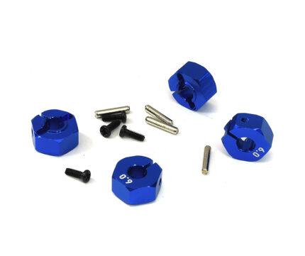 12mm Hex Wheel (4) Hub 6mm Thick for 1/10 Traxxas, Axial, Tamiya, Drift & TC