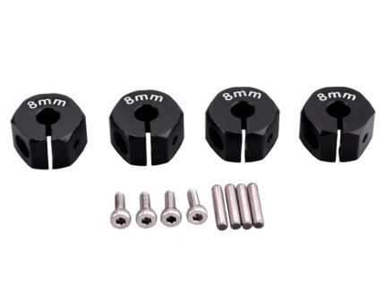 12mm Hex Wheel (4) Hub 8mm Thick for 1/10 Traxxas, Axial, Tamiya, Drift & TC
