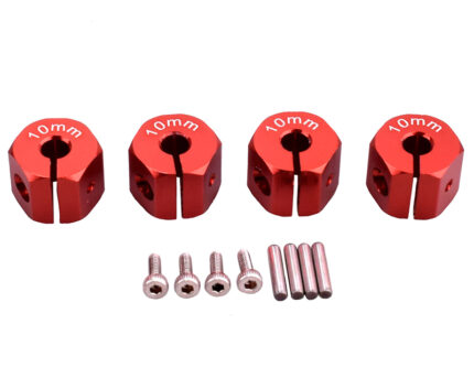 12mm Hex Wheel (4) Hub 10mm Thick for 1/10 Traxxas, Axial, Tamiya, Drift & TC