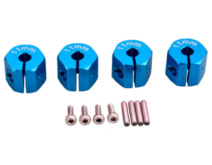 12mm Hex Wheel (4) Hub 11mm Thick for 1/10 Traxxas, Axial, Tamiya, Drift & TC