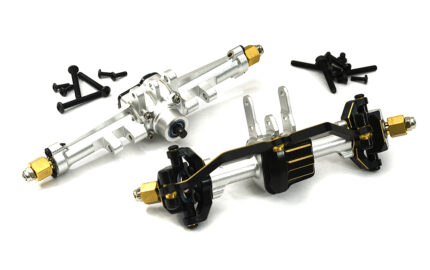 Alloy Machined Complete F&R Axles 150g w/ Internals for Traxxas 1/18 TRX-4M