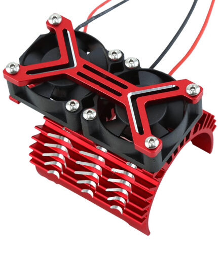 40mm Motor Heatsink+Twin 30x30mm Cooling Fan 20, 000 rpm