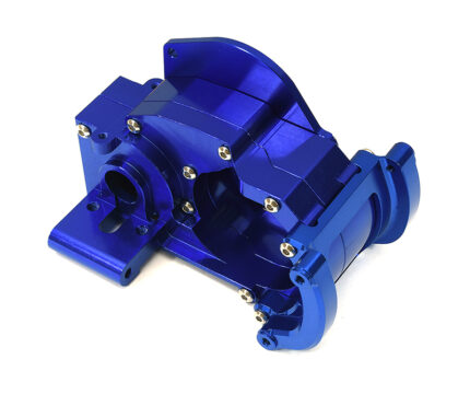 Blue Billet Machined Gearbox Housing Upgrade for Traxxas 272R & Drag Slash