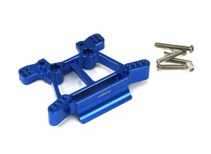 Blue Billet Machined Alloy Front Shock Tower for Traxxas 1/10 Rustler 4X4