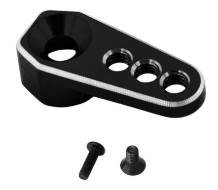Black Alloy Machined 25T Servo Horn for Traxxas 1/18 TRX-4M Scale Crawler