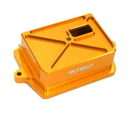 Orange Billet Machined Receiver Box Enclosure Cover for Traxxas XRT & X-Maxx