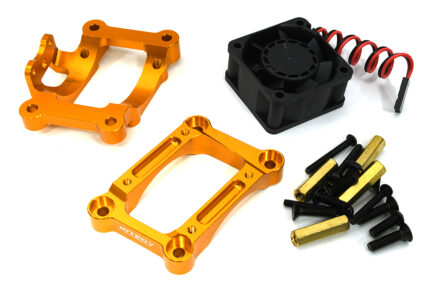 Billet Machined Motor Mount w/ 40x40mm 17k rpm Fan for Traxxas 1/8 Sledge 4WD