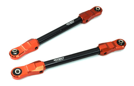 Red Billet Machined Front 120mm Toe Links (2) for Traxxas 1/8 Sledge 4WD