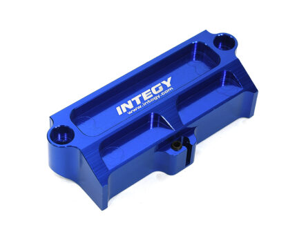Blue Billet Machined Wiring Cover & Antenna Mount for Traxxas X-Maxx & XRT