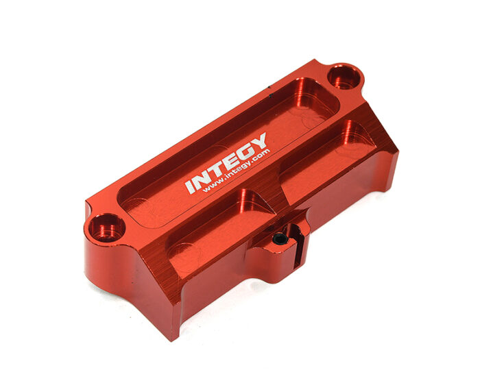 Red Billet Machined Wiring Cover & Antenna Mount for Traxxas X-Maxx & XRT - Image 1