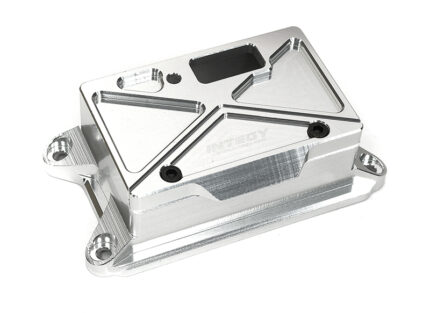 Silver Billet Machined Receiver Box Cover for Traxxas 1/8 Sledge 4WD