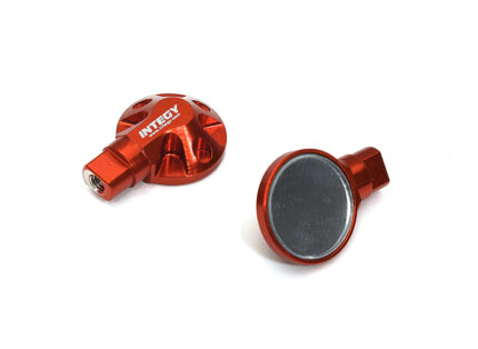 Red Realistic Side Mirror Set for Losi 1/10 Scale Lasernut U4 4WD Brushless RTR