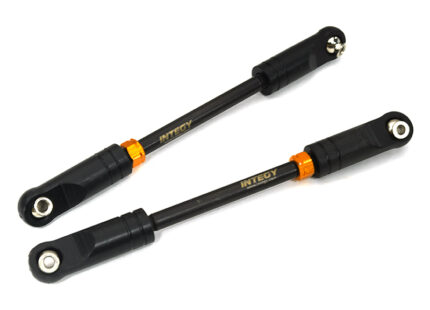 Machined Orange Steering Turnbuckle Links for Arrma 1/10 Kraton 4X4 4S V2 BLX