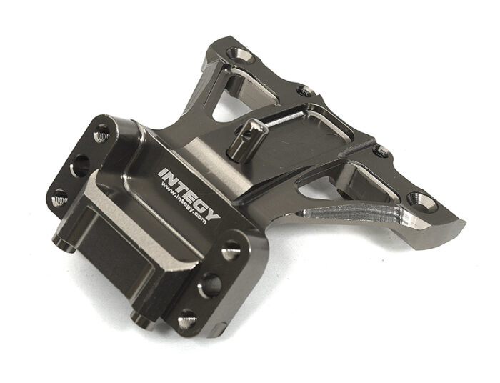 Grey Billet Machined Front Top Plate for Team Associated DR10 Drag Race Car RTR - Image 1