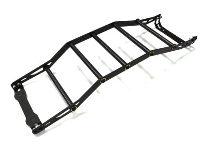 Black Alloy Metal Exo-Skeleton Body Roll Cage Kit for Arrma 1/8 Kraton 6S V5 BLX
