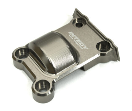 Billet Machined Alloy Rear Gear Cover for Traxxas XRT - Grey
