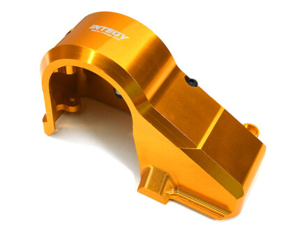 Billet Machined Orange Spur & Pinion Gear Upper Cover for Traxxas XRT & X-Maxx
