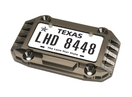 Realistic License Plate w/ Alloy Frame for Axial 1/6 SCX6