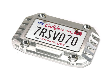 Realistic License Plate w/ Alloy Frame for Axial 1/6 SCX6