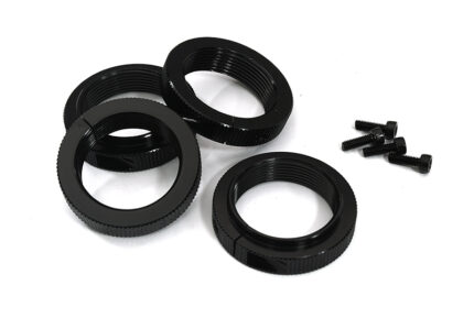 Clamp Type Spring Adjustment Collars for Arrma 1/5 Kraton 4X4 8S BLX - Black
