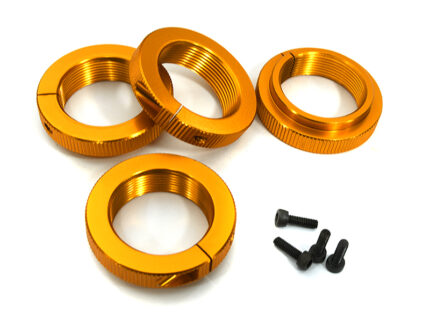 Clamp Type Spring Adjustment Collars for Traxxas X-Maxx 4X4 - Orange
