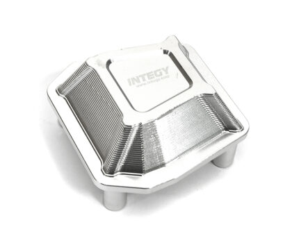 Billet Machined Alloy Differential Cover for Axial SCX6 Crawler - Silver
