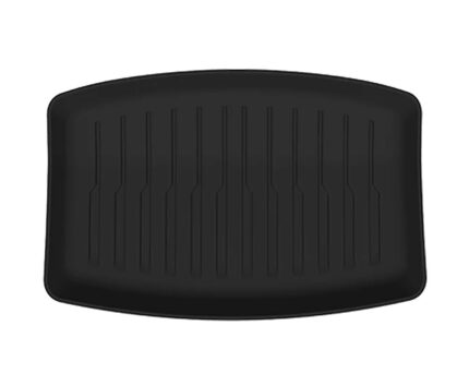 Black TPE Plastic Weather Lower Trunk Mat for Tesla 24 Model 3