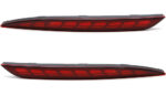 Red Housing Full LED Rear Bumper Fog Reflex Lamp for Tesla Model 3