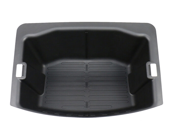 Black TPE Rear Trunk Storage Box for Tesla 17-23 Model 3 - Image 1