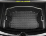Black TPE Rear Trunk Double Deck Storage Trays 2 Levels for Tesla 17-23 Model 3 - Image 4