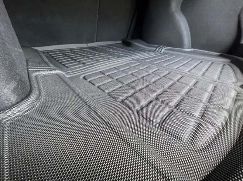 Black TPE 3D Compression Weather Large Trunk Mat for Tesla 24 Model 3 - Image 3