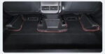 Black TPE 5pcs Set Underseat + Door Sill Protector for Tesla 20-24 Model Y - Image 3