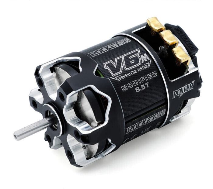 Rocket-RC V6M Modified 8.5T Lightweight Sensored Brushless Motor - Image 1