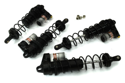 Machined Piggyback Shocks (4) for Arrma 1/8 Outcast & Kraton 6S BLX 118m & 134mm