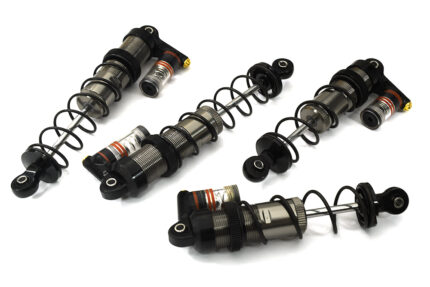 Billet Machined Piggyback Shocks (4) for Arrma 1/10 Vorteks 4X4 3S BLX