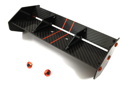Carbon Fiber Rear Aero Wing Kit for Arrma 1/8 Kraton 6S BLX