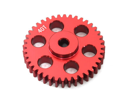 Machined 40T Hard Anodized Transmission Gear for Losi 1/4 Promoto-MX Motorcycle