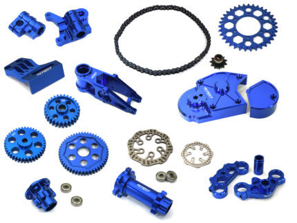 Billet Machined Alloy Conversion Kit Combo D for Losi 1/4 Promoto-MX Motorcycle