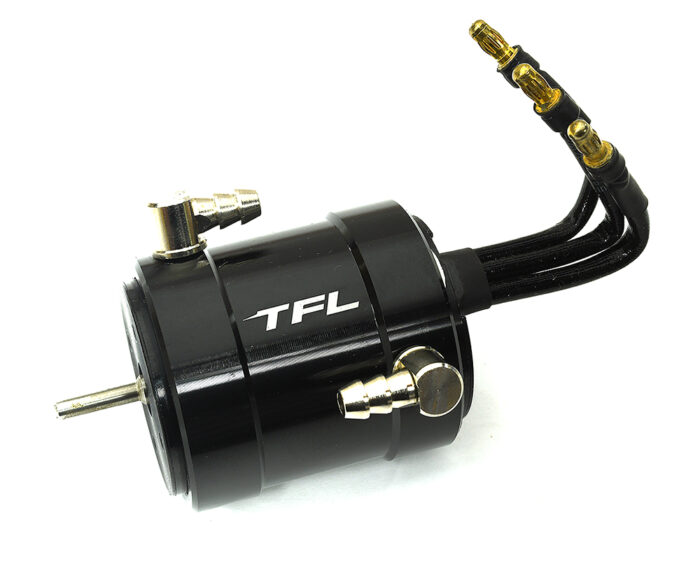 SSS 36 Series Brushless Motor 3650/1500kV 5mm Shaft Size w/ Water Cooling Jacket - Image 1