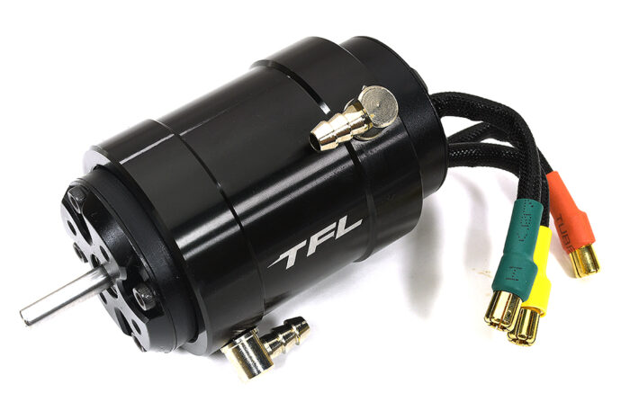 SSS 40 Series Brushless Motor 4074/1400kV 5mm Shaft Size w/ Water Cooling Jacket - Image 1