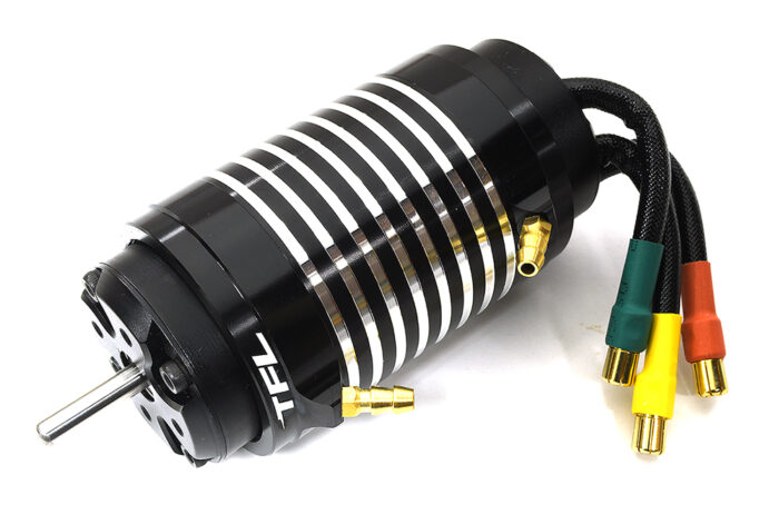 SSS 40 Series Brushless Motor 4092/2140kV 5mm Shaft Size w/ Water Cooling Jacket - Image 1