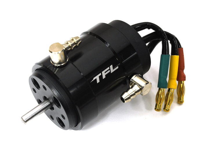 SSS 36 Series Brushless Motor 3660/2070kV 5mm Shaft Size w/ Water Cooling Jacket - Image 1