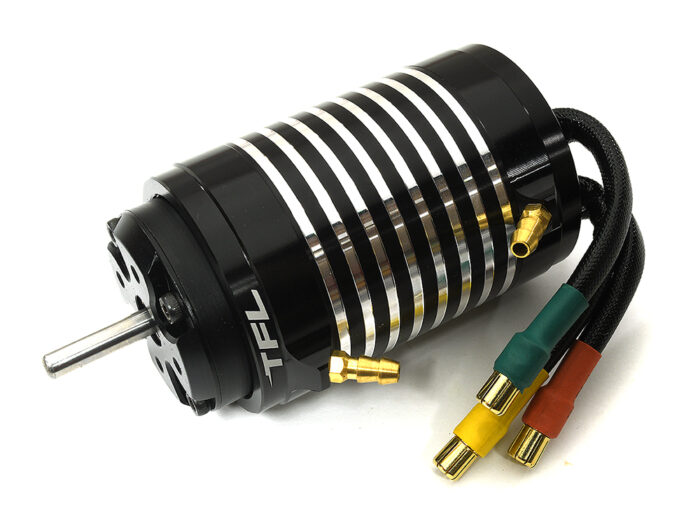 SSS 40 Series Brushless Motor 4082/1600kV 5mm Shaft Size w/ Water Cooling Jacket - Image 1