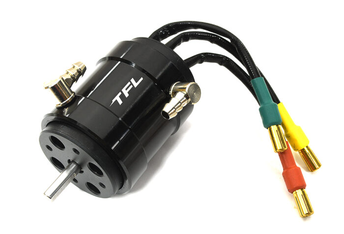 SSS 36 Series Brushless Motor 3656/2030kV 5mm Shaft Size w/ Water Cooling Jacket - Image 1