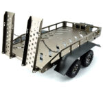 Machined Alloy Flatbed Dual Axle Car Trailer Kit for 1/16-to-18 RC 420x210x85mm - Image 4
