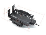Machined Alloy Flatbed Dual Axle Car Trailer Kit for 1/16-to-18 RC 420x210x85mm - Image 5
