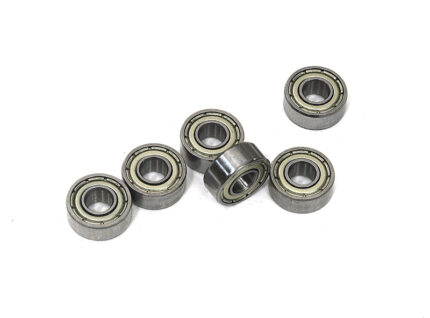 Low Friction Metal Shield Ball Bearings (6) 4x10x4mm for RC Vehicles