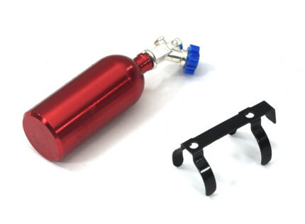 Realistic Alloy Machined 1/10 Scale Size Model Nitrous Oxide Tank w/ Mount