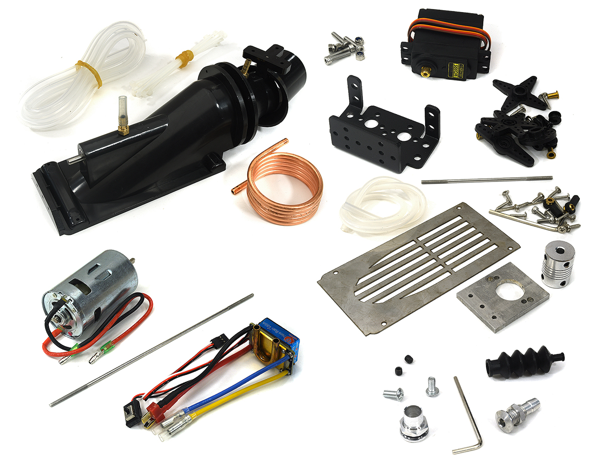 C33925 Nylon 40mm Jet Drive Thruster Kit with 795 Brushed Motor and 12V 480A ESC - Image 1